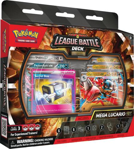 קלפי פוקימון מגה לוקאריו באטל דק League Battle Deck [Mega Lucario ex] - Miscellaneous Cards & Products (MCAP)