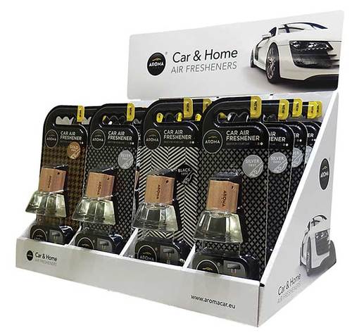 PRESTIGE WOOD Hanging Air Fresheners in a Glass Bottle