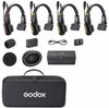 מערכת אינטרקום אלחוטית Godox SkyTalk Air 4S 4-Person Full-Duplex Wireless