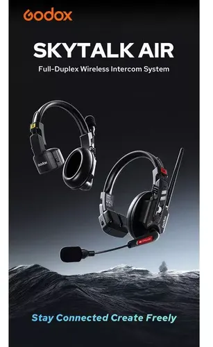 מערכת אינטרקום אלחוטית Godox SkyTalk Air 4S 4-Person Full-Duplex Wireless