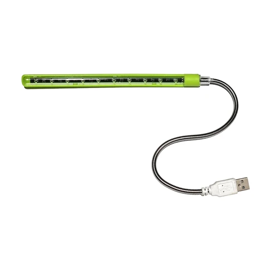מנורה ארוכה בחיבור USB למחשב או לבית במבחר צבעים | צבע ירוק