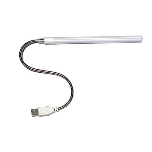 מנורה ארוכה בחיבור USB למחשב או לבית במבחר צבעים | צבע לבן 