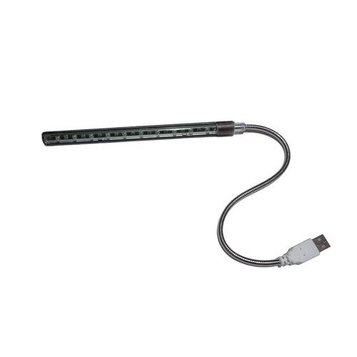 מנורה ארוכה בחיבור USB למחשב או לבית במבחר צבעים | צבע שחור