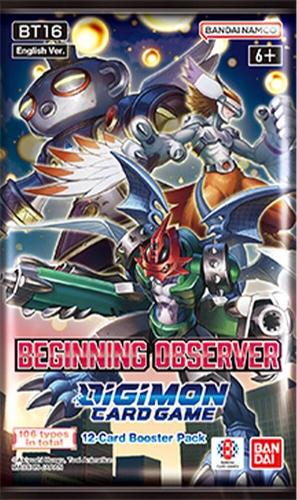 קלפי דיגימון חבילת בוסטר בגינינג אובסרוור Beginning Observer Booster Pack - Beginning Observer (BT-16)