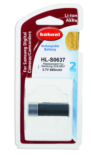 סוללה למצלמות דיגיטליות סמסונג חלופית ל SAMSUNG SLB-0637