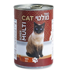 מולטי שימורים לחתול בקר (גוש) 400 גרם