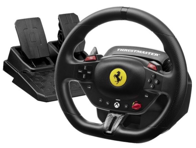 הגה מירוצים עם דוושות Thrustmaster T98 Ferrari 296 GTS Xbox/PC