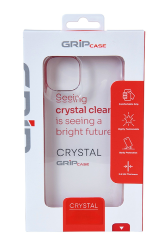 אריזת כיסוי Grip Crystal שקוף לאייפון 17 פרו מקס מבית Grip Case