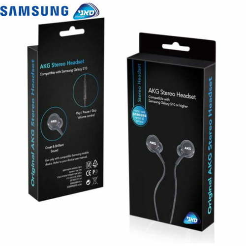AKG Stereo Headset Wired Earphones AUX 3.5mm for Samsung & Android Devices | אוזניות חוטיות AKG Stereo Headset AUX 3.5mm לסמסונג ומכשירי