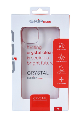 אריזת כיסוי Grip Crystal שקוף לאייפון 17 פרו מקס מבית Grip Case