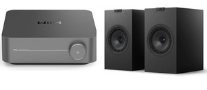 מערכת סטריאו WiiM Amp + KEF Q3 META