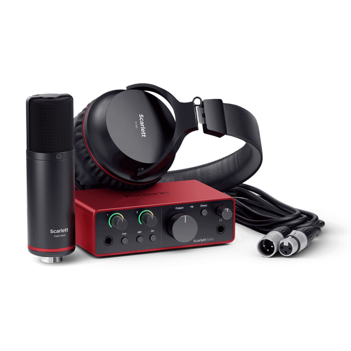 חבילת אולפן Focusrite Scarlett Solo Studio 