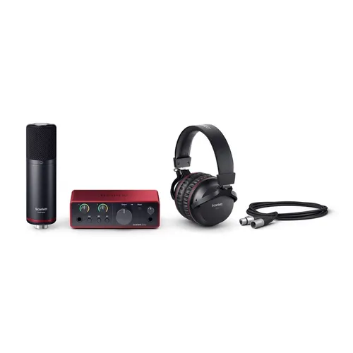 חבילת אולפן Focusrite Scarlett Solo Studio 