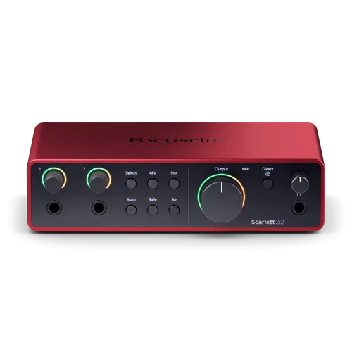 כרטיס קול Focusrite Scarlett 2i2 4th Gen