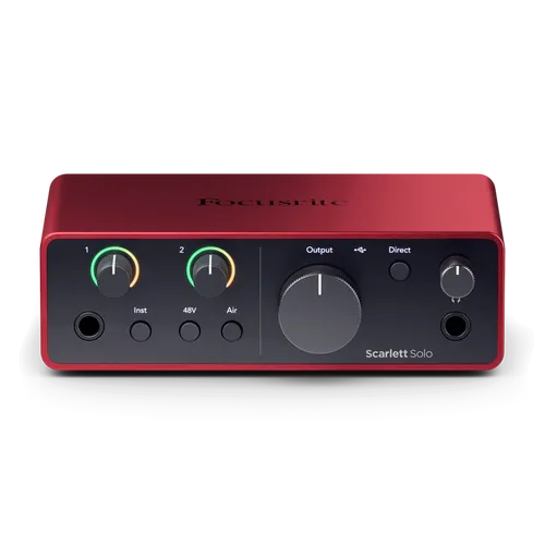  כרטיס קול Focusrite Scarlett Solo 4th Gen