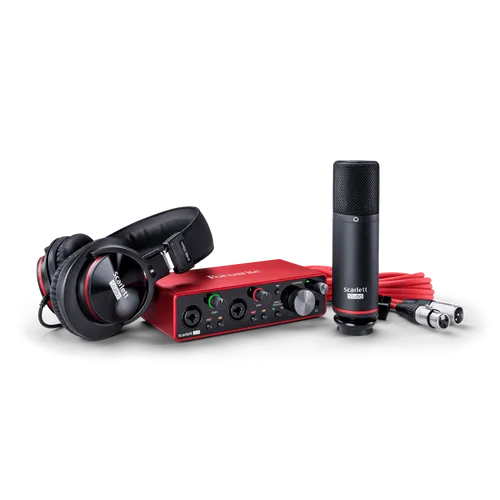 חבילת האולפן Focusrite Scarlett 2i2 Studio 4G 