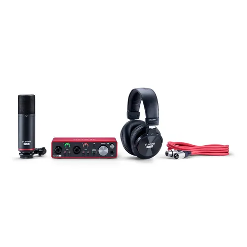 חבילת האולפן Focusrite Scarlett 2i2 Studio 4G 