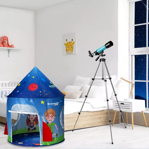 טלסקופ לילדים 50/360 עם אוהל Bresser Junior 