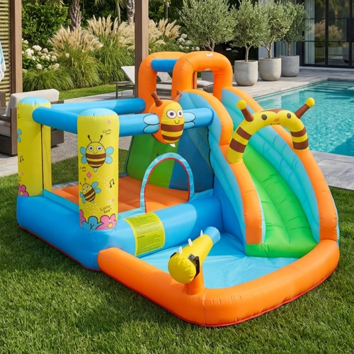 מתקן מתנפח עם מגלשה דגם NT-063120 מבית Doctor Dolphin