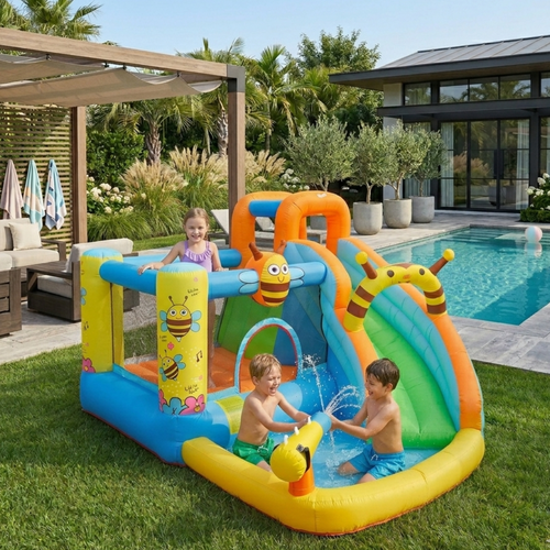 מתקן מתנפח עם מגלשה דגם NT-063120 מבית Doctor Dolphin