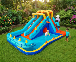 מתקן מתנפח עם מגלשה דגם A83050 מבית Doctor Dolphin