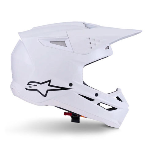 קסדת שטח ALPINESTARS S-M3 SOLID לבן