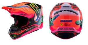 קסדת שטח קרבון מונסטר ALPINESTARS SUPERTECH S-M10 Deegan Monster CARBON 