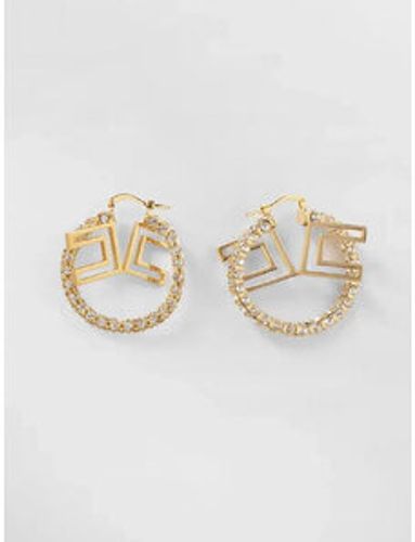 Gold galvanic mini hoops