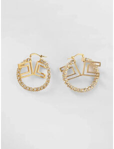Gold galvanic mini hoops