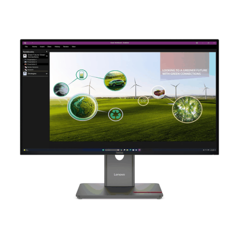 מסך מקצועי Lenovo ThinkVision P27q-40 QHD 120Hz