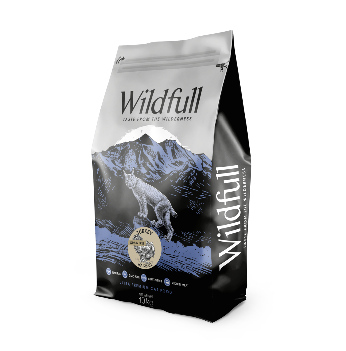 ווילדפול הודו היירבול חתול 10 ק"ג WildFull