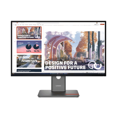 מסך מקצועי Lenovo ThinkVision P27qd-40 QHD 120Hz USB-C Hub