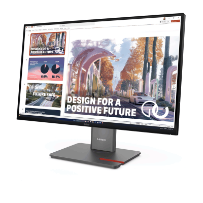 מסך מקצועי Lenovo ThinkVision P27qd-40 QHD 120Hz USB-C Hub