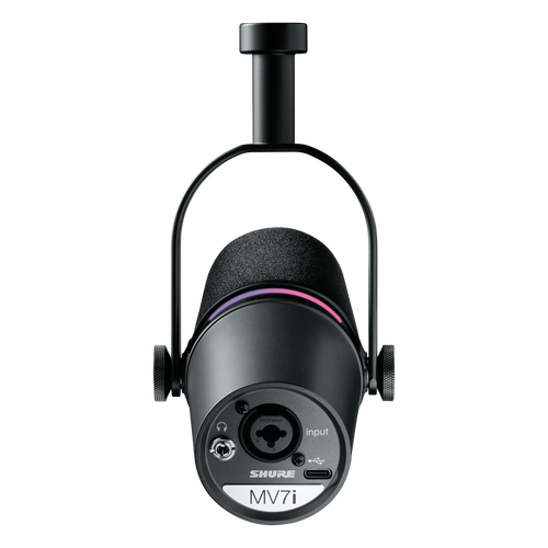 מיקרופון דינאמי Shure MV7i בחיבור USB