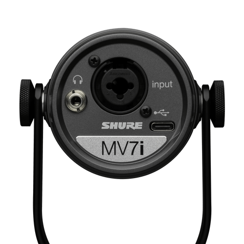 מיקרופון דינאמי Shure MV7i בחיבור USB