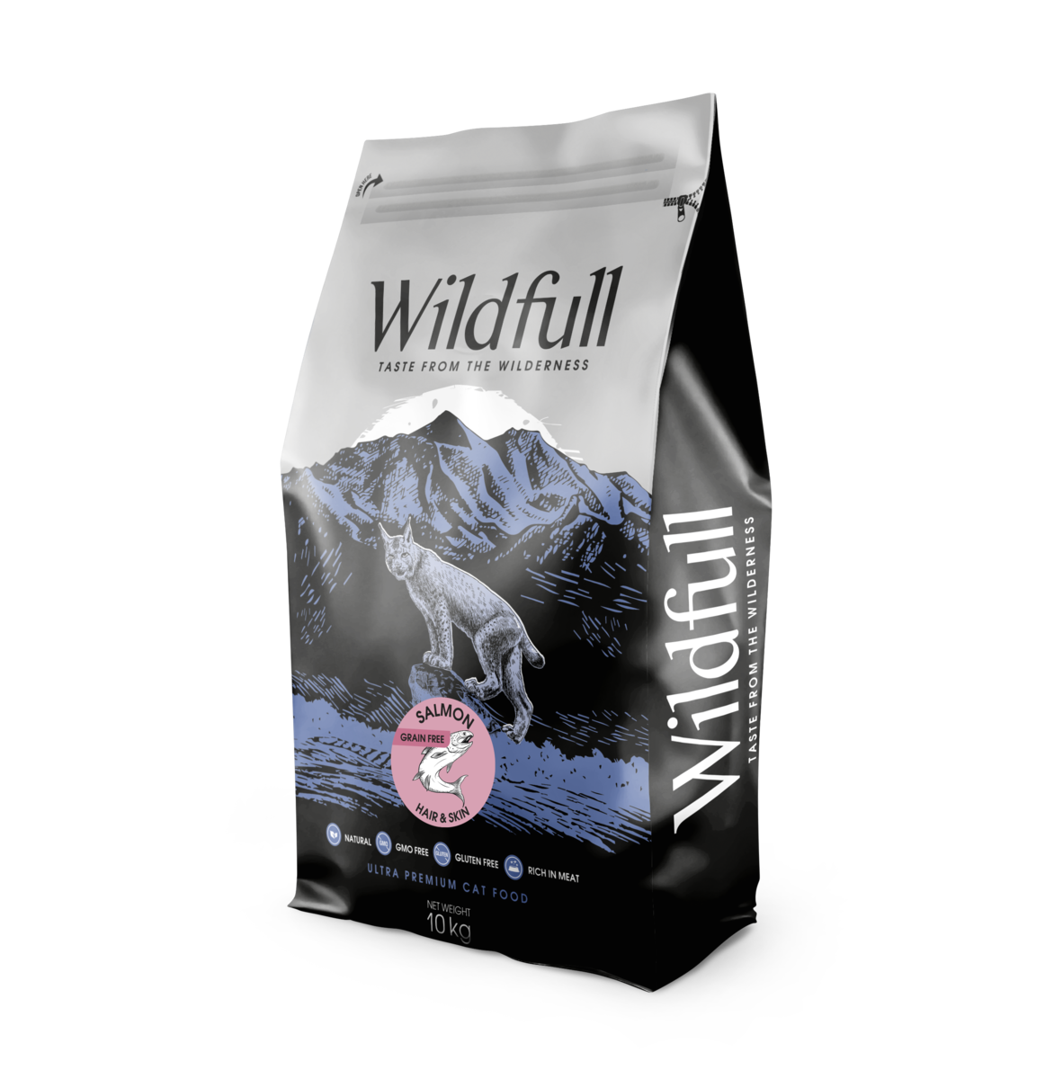 ווילדפול סלמון חתול 10 ק"ג WildFull