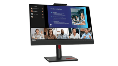 מסך מחשב ייעודי לשיחות וידאו Lenovo ThinkVision T24v-30 23.8