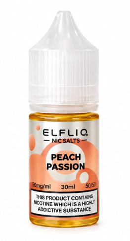 ELF LIQ 5% PASSION PEACH| אלף ליק 5 פסיפלורה אפרסק