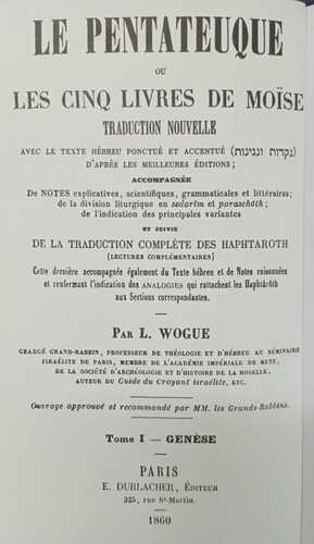 Le Pentateuque Wogue 5 vol.