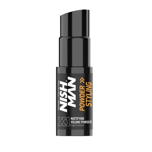 אבקת נפח לשיער Nishman X1 Mattifying Volume Powder – מראה מט וטקסטורה טבעית
