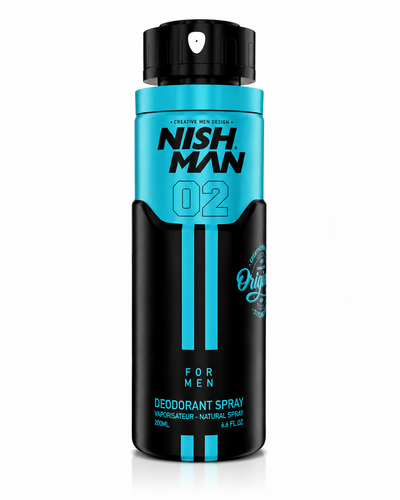 דאודורנט ספריי NISH MAN 02 לגבר – 200 מ
