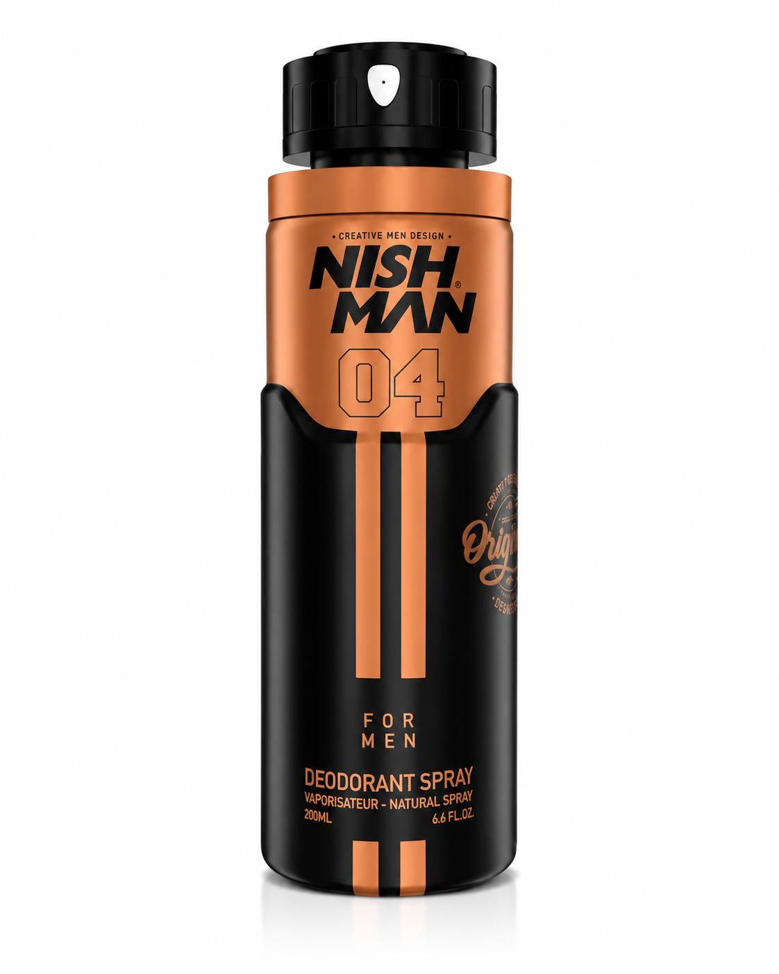 דאודורנט ספריי NISH MAN 04 לגבר – 200 מ"ל