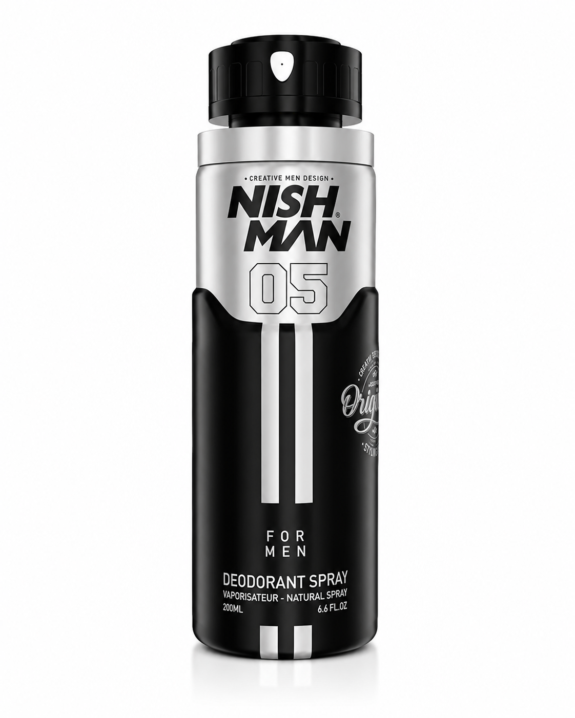 דאודורנט ספריי NISH MAN 05 לגבר – 200 מ"ל