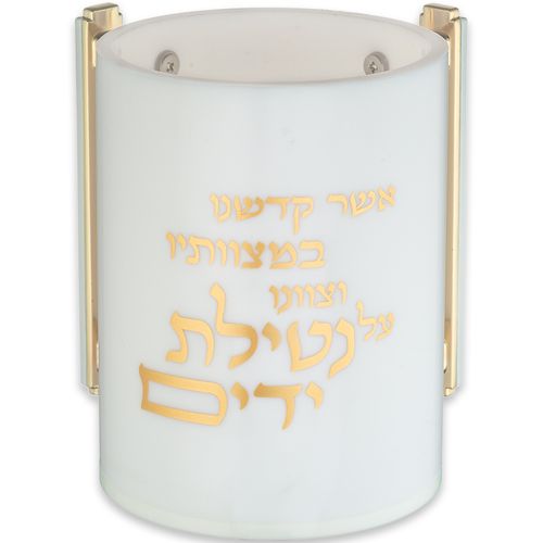 נטלה אקריליק שקופה יוקרתית עם אותיות מובלטות