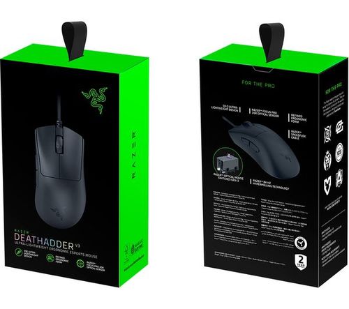 Razer DeathAdder V3 Ultra-Lightweight Ergonomic Esports Mouse | עכבר גיימינג מקצועי Razer DeathAdder V3