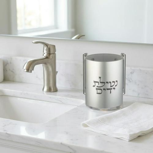 נטלת אקריליק אלגנטית שקופה אותיות בולטת