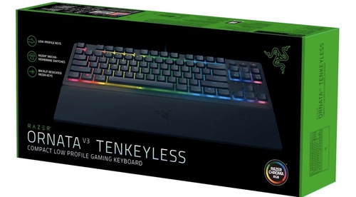 Razer Ornata V3 Tenkeyless Compact Low Profile Gaming Keyboard | מקלדת גיימינג Razer Ornata V3 Tenkeyless קומפקטית