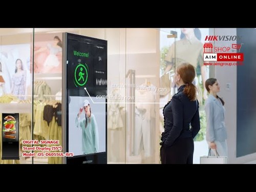 עמדת מסך שילוט Hikvision DS-D6055UN-D/S 55