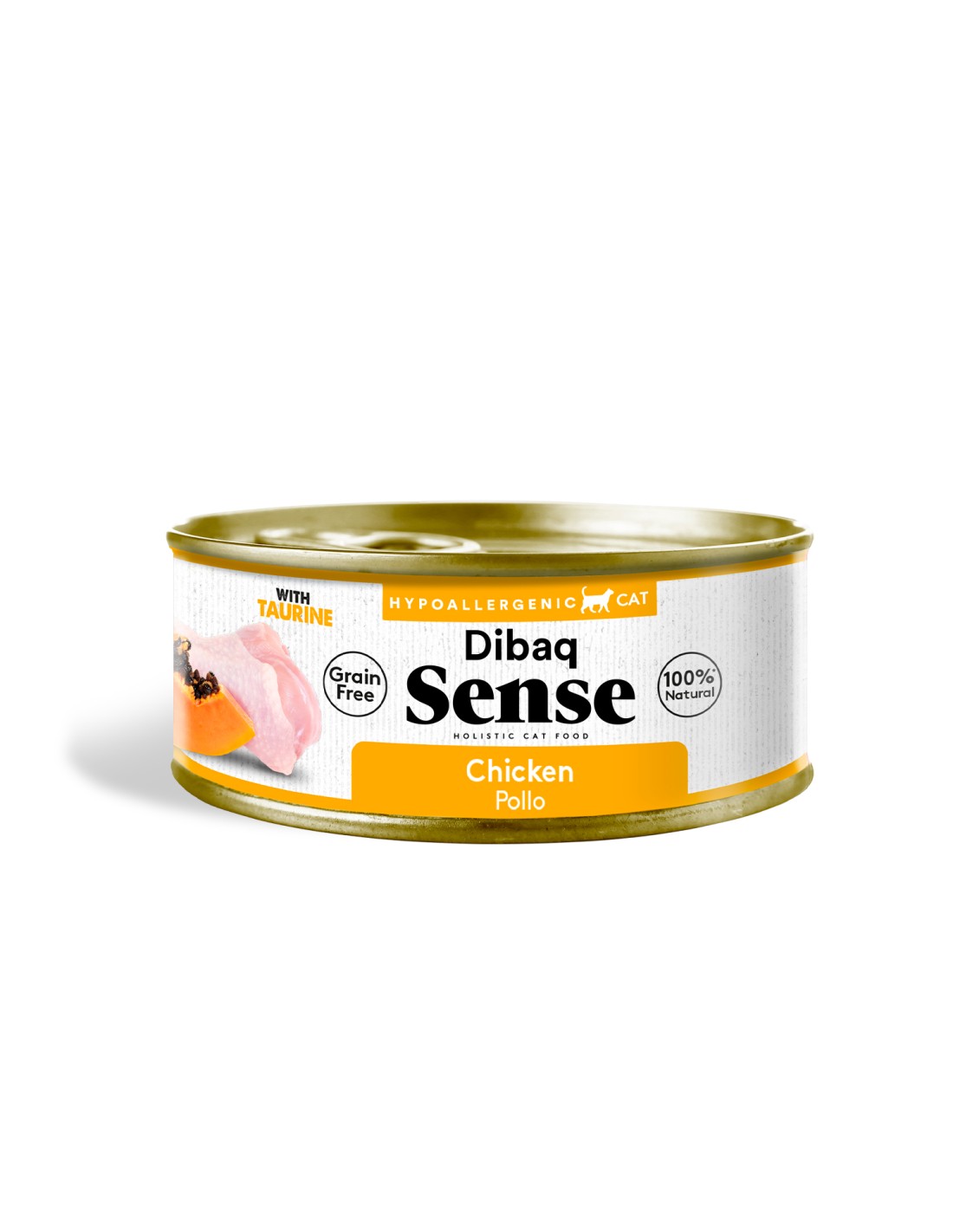 שימורים לחתולים עוף עם פפאיה
