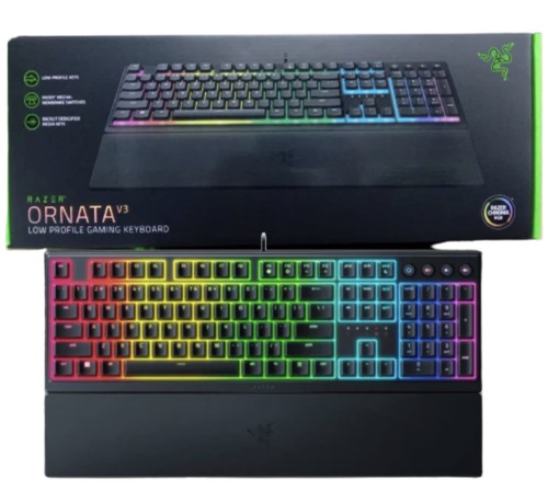 Razer Ornata V3 Low Profile RGB Gaming Keyboard | מקלדת גיימינג Razer Ornata V3 עם תאורת RGB
